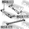 MAZDA G21128621 Control Arm-/Trailing Arm Bush